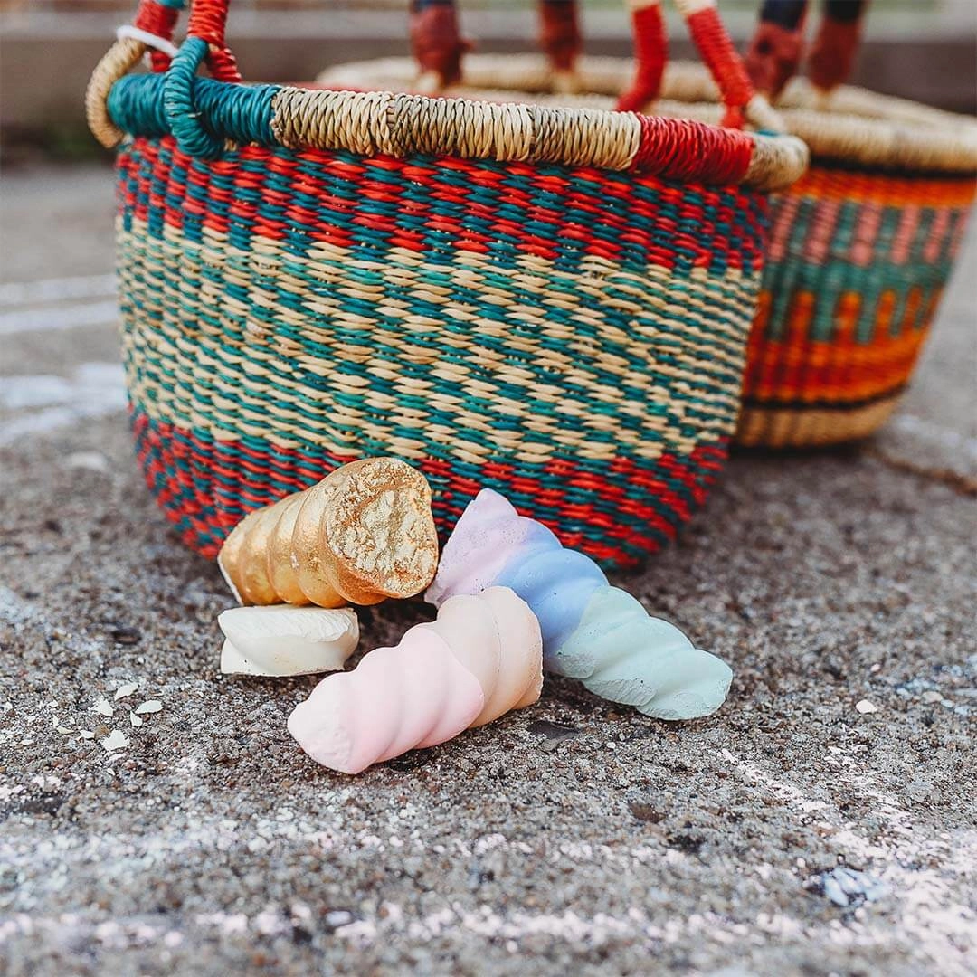 Unicorn Horn Sidewalk Chalk - Pastel