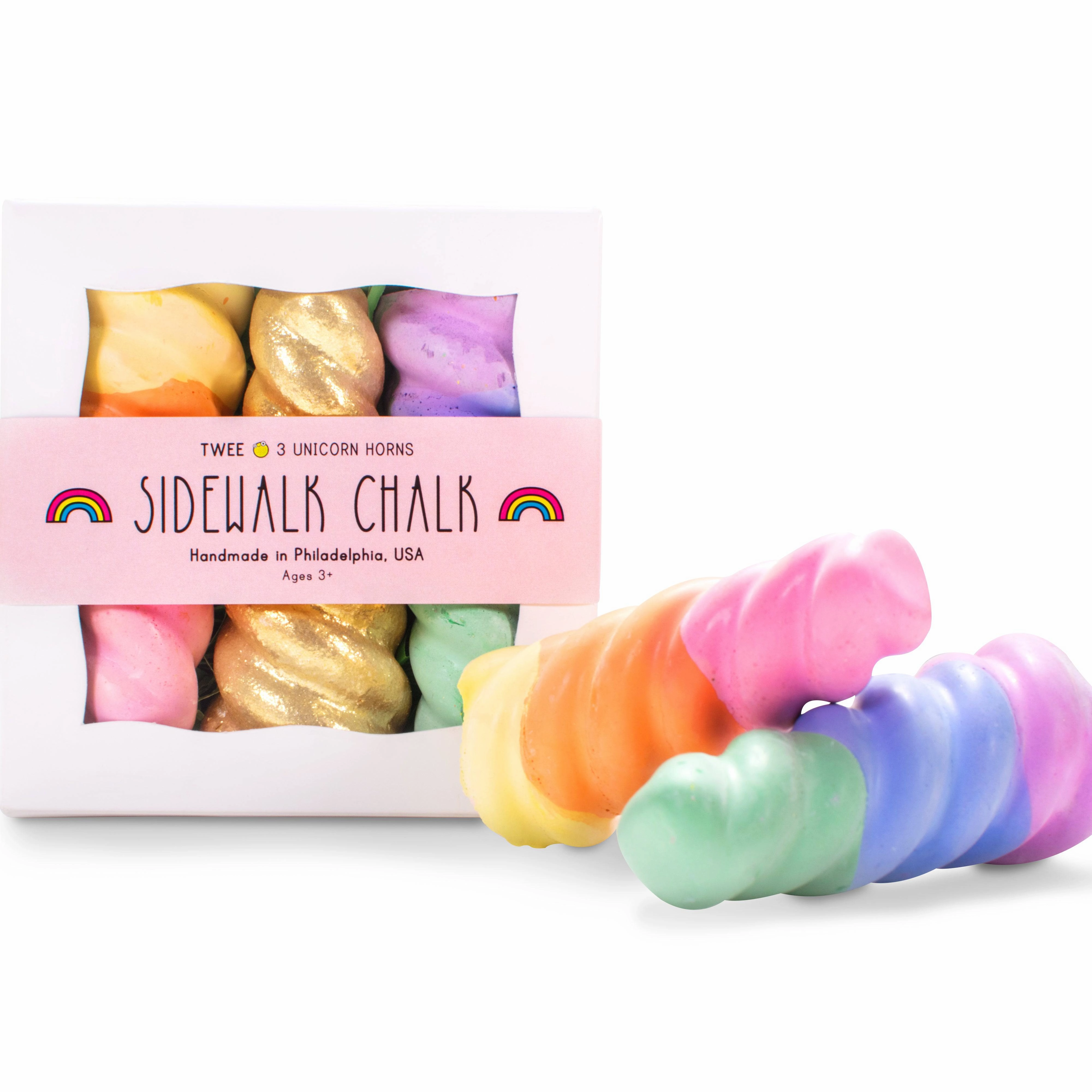 Unicorn Horn Sidewalk Chalk - Pastel