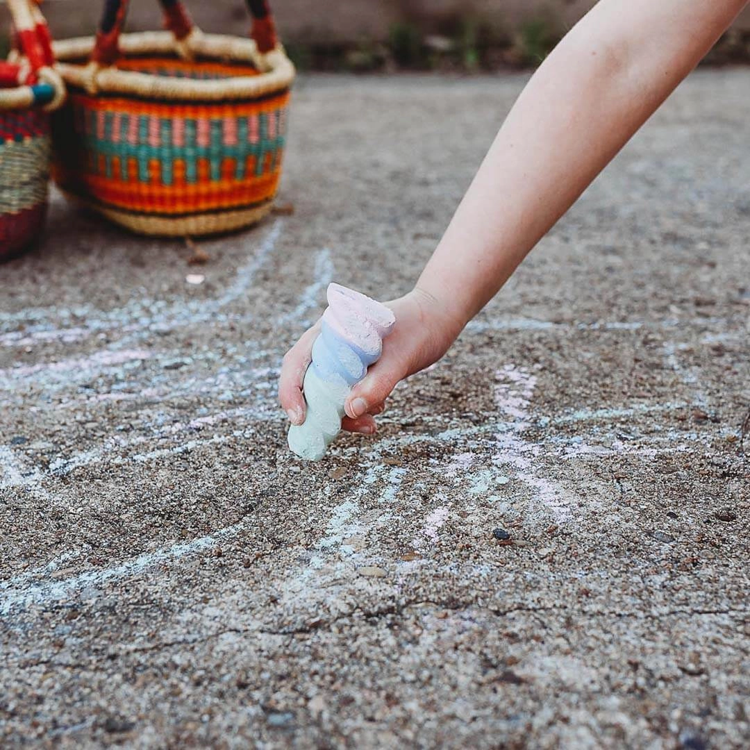 Unicorn Horn Sidewalk Chalk - Pastel