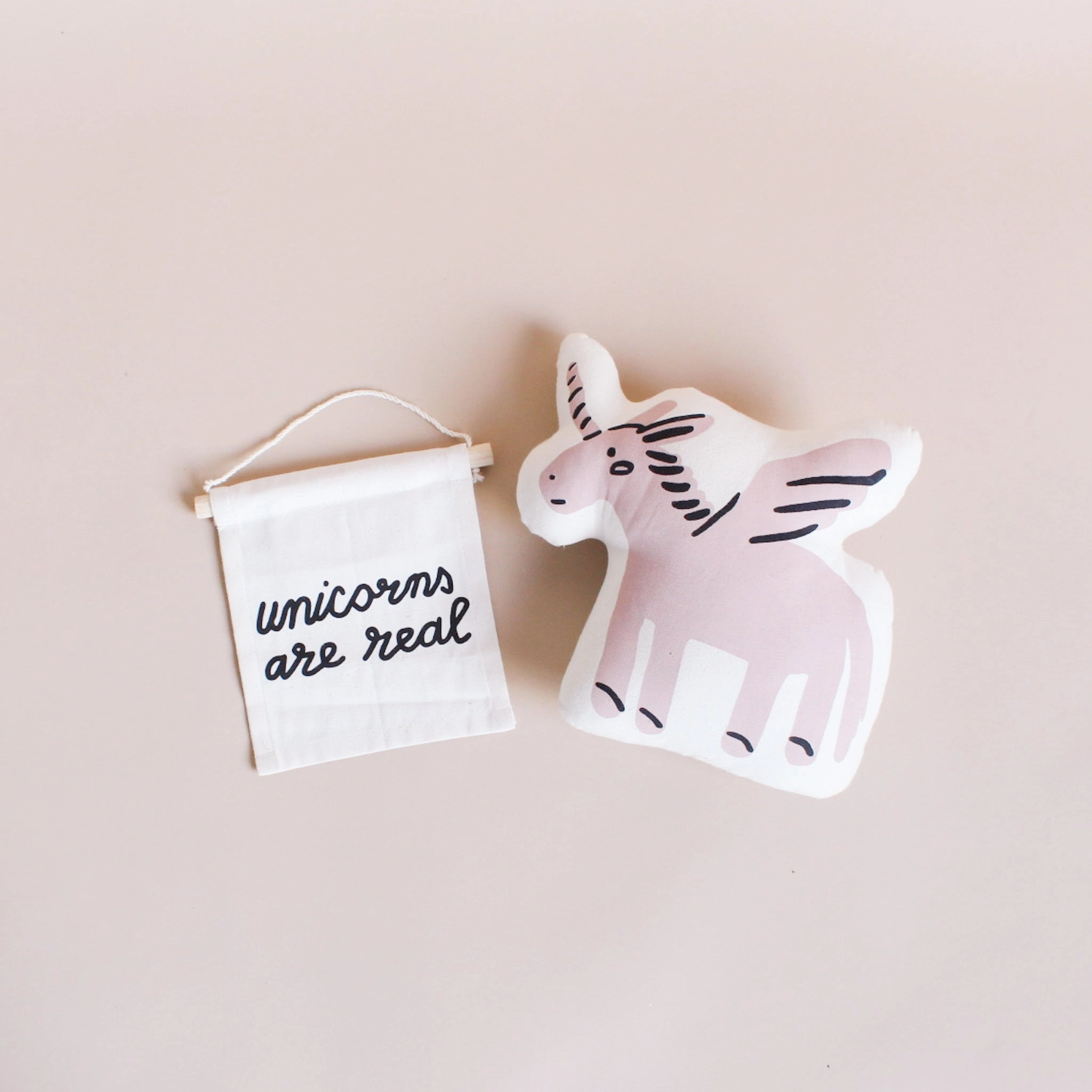 Unicorns are Real Hang Sign