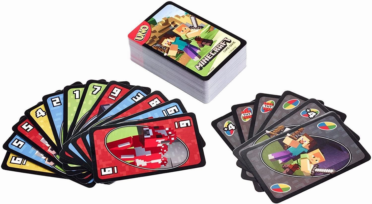 UNO Minecraft Playing Cards