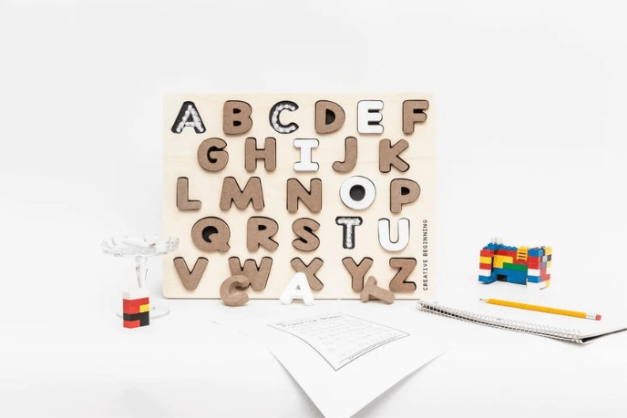 Uppercase Alphabet Tracing Puzzle