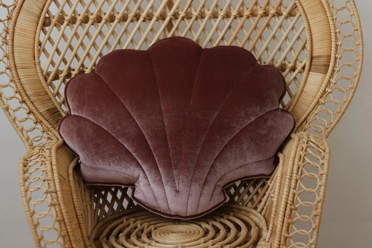 Velvet Cosmic Pearl Shell Pillow