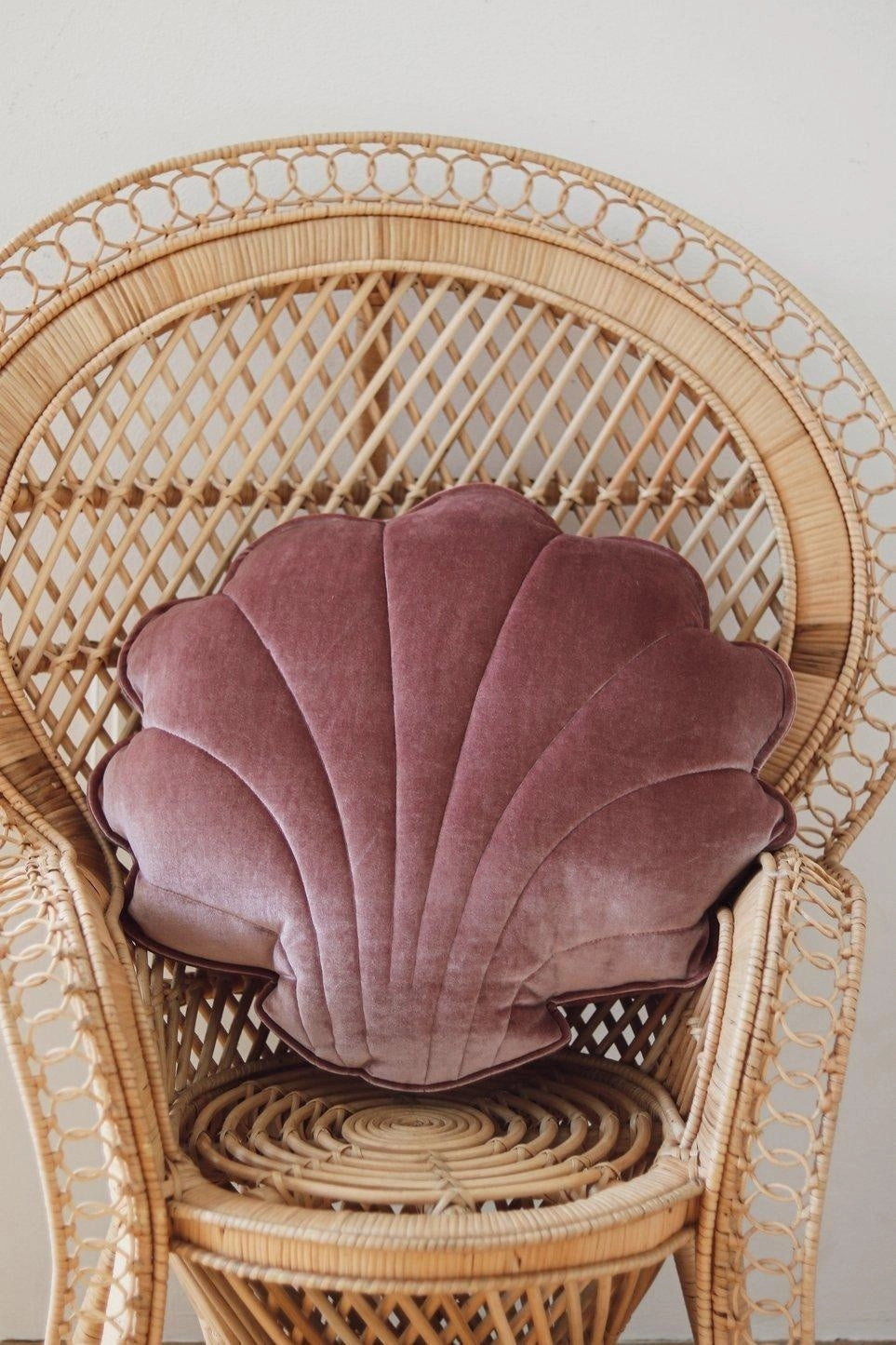 Velvet Cosmic Pearl Shell Pillow