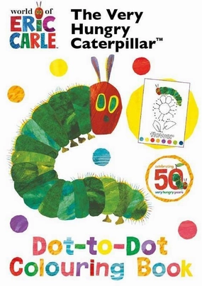 Very Hungry Caterpillar Dot To Dot Colouring Book
