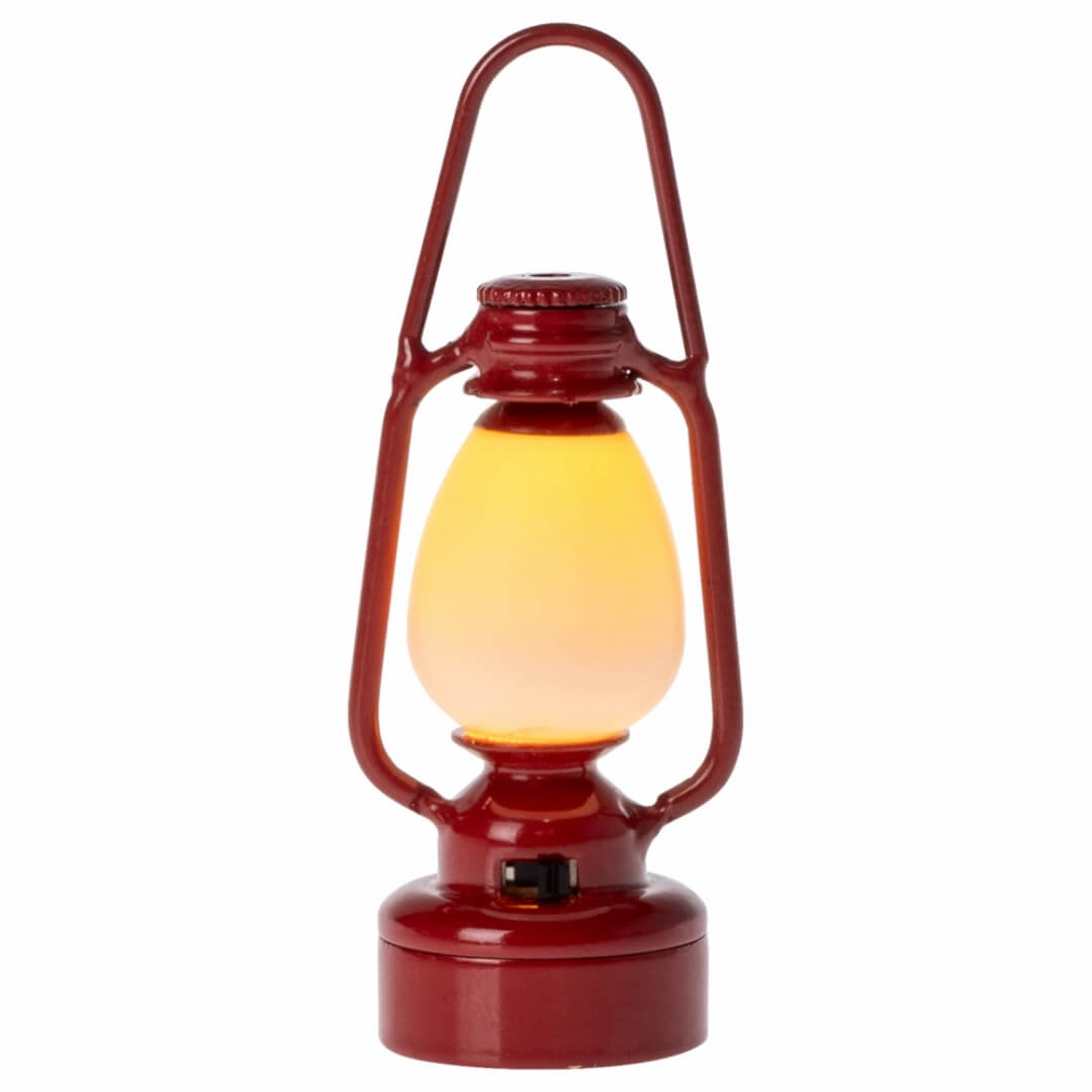 Vintage Red Dollhouse Lantern