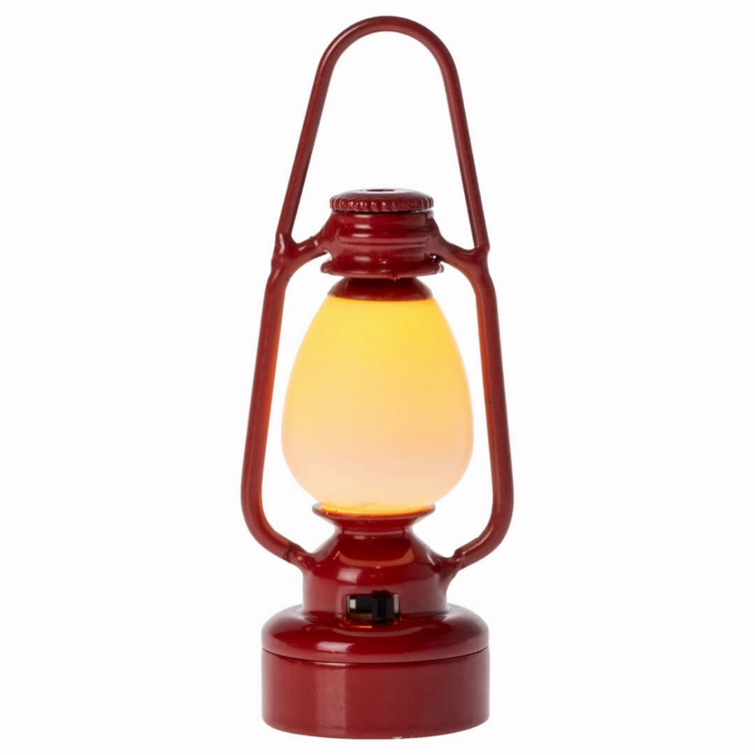 Vintage Red Dollhouse Lantern