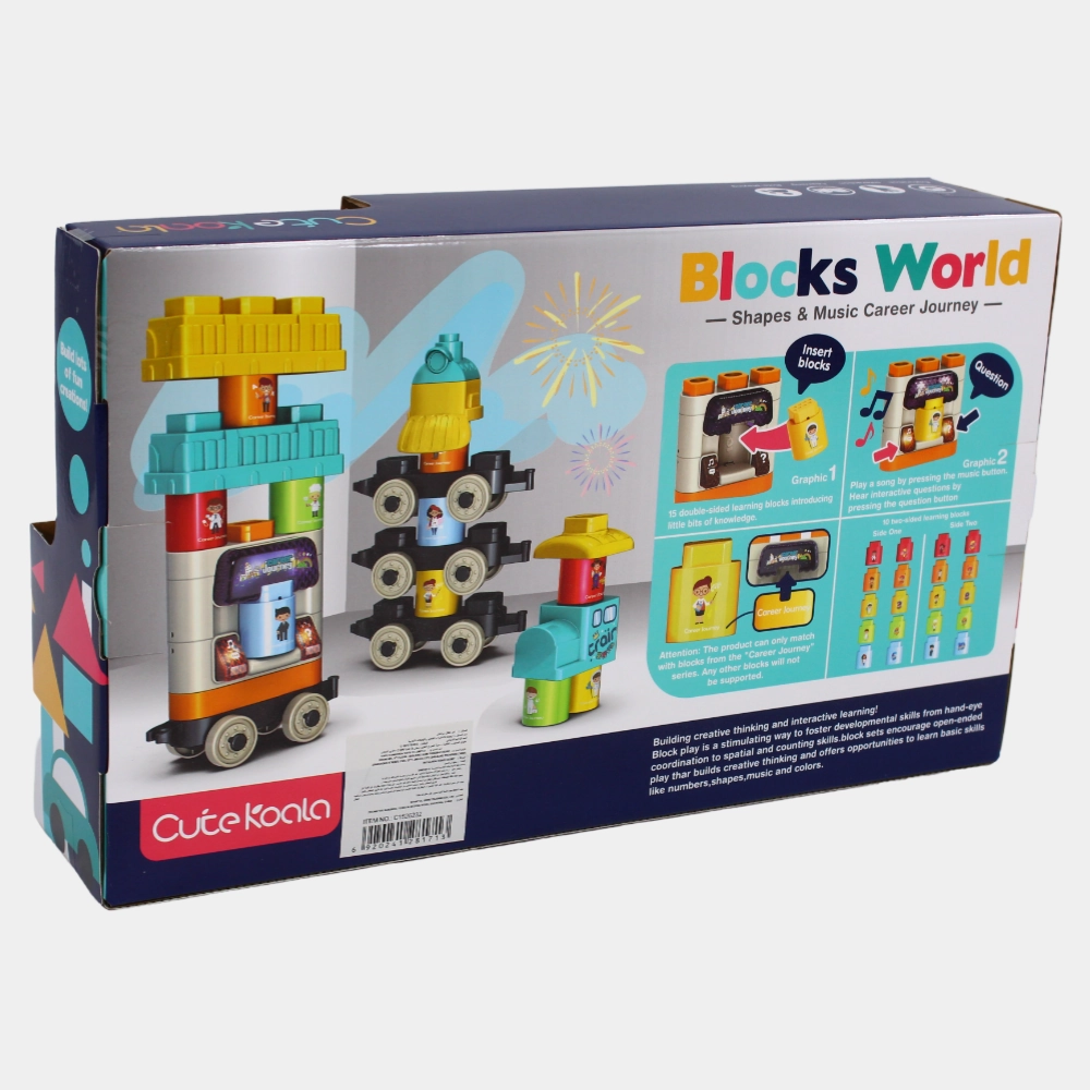Voice Interactive Music LED Building Blocks  Educational DIY Toy