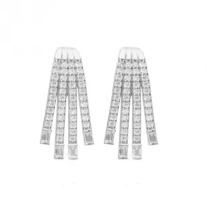 Waterfall Deco Earrings E6058 Diamonfire Jewellery