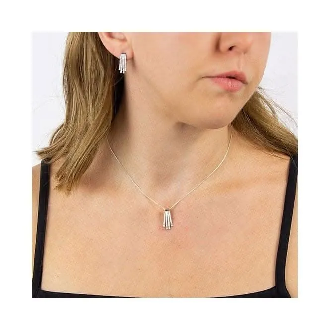 Waterfall Deco Earrings E6058 Diamonfire Jewellery