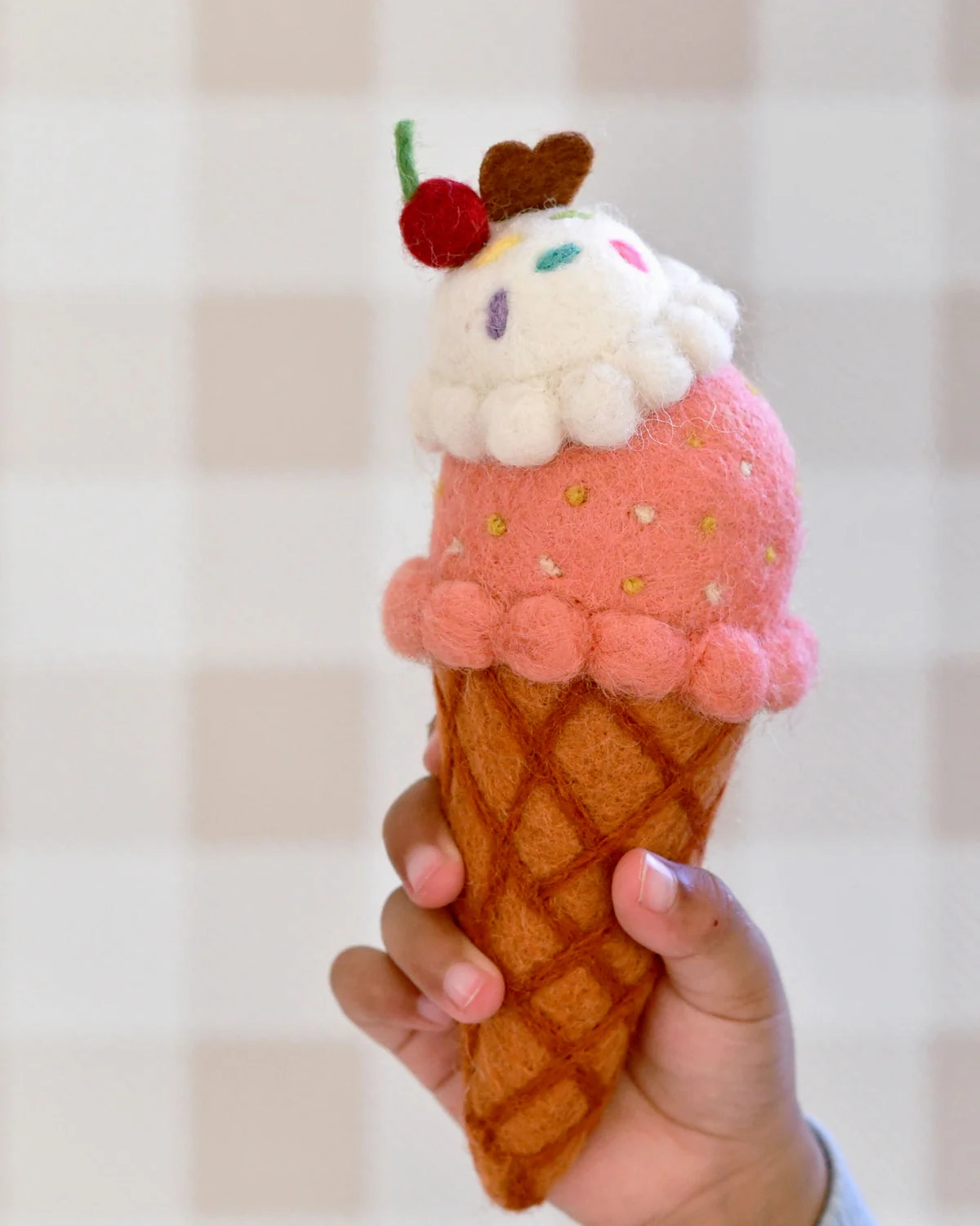 Watermelon and Coconut Sorbet Ice Cream, 2 Scoops