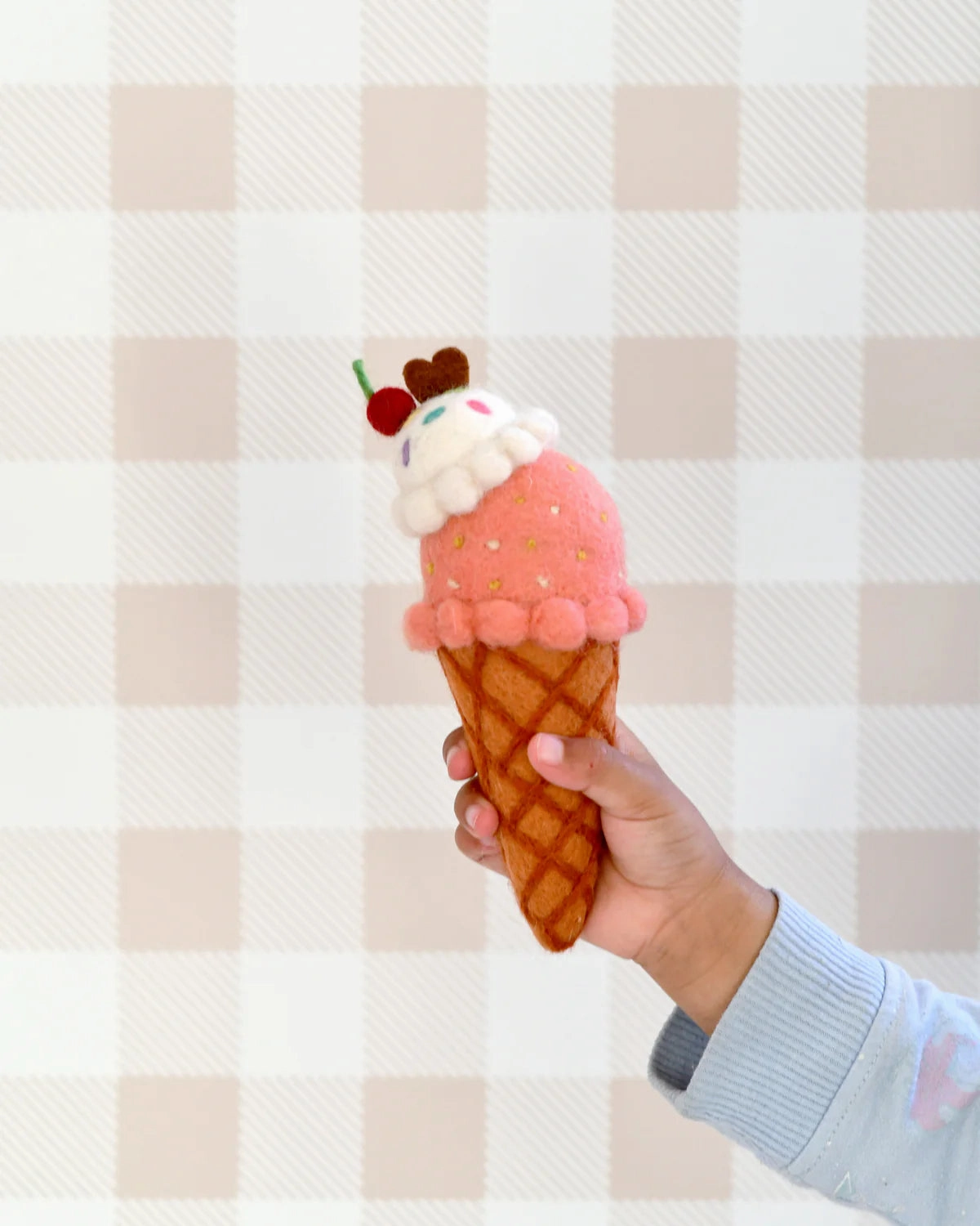 Watermelon and Coconut Sorbet Ice Cream, 2 Scoops