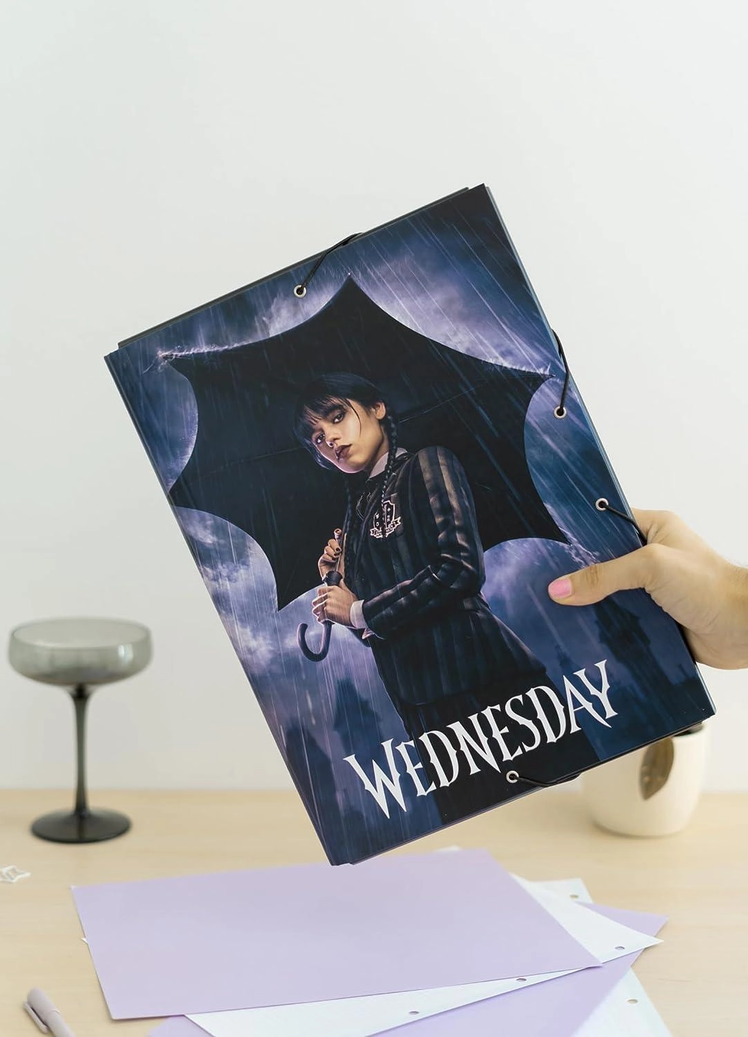 Wednesday Premium A4 File Folder