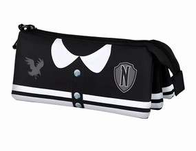 Wednesday Varsity Triple Pencil Case