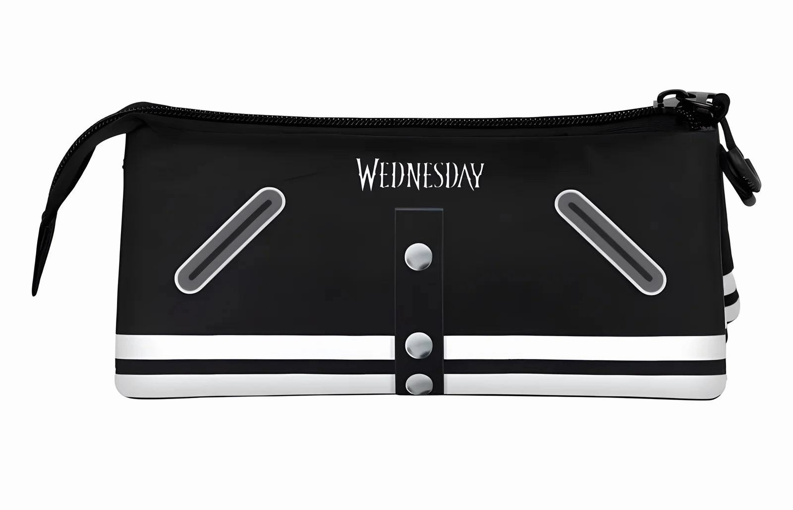 Wednesday Varsity Triple Pencil Case