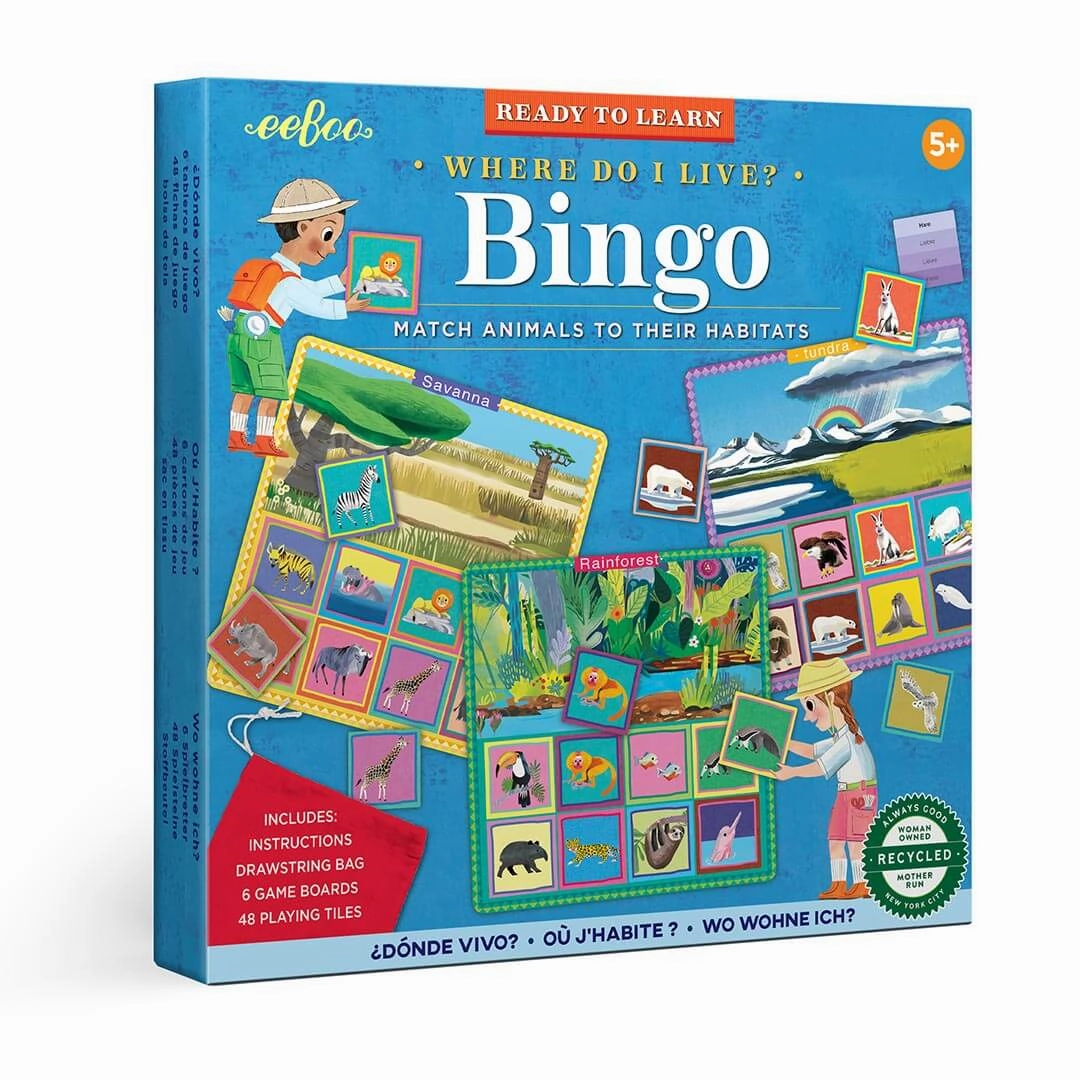 Where Do I Live? Bingo
