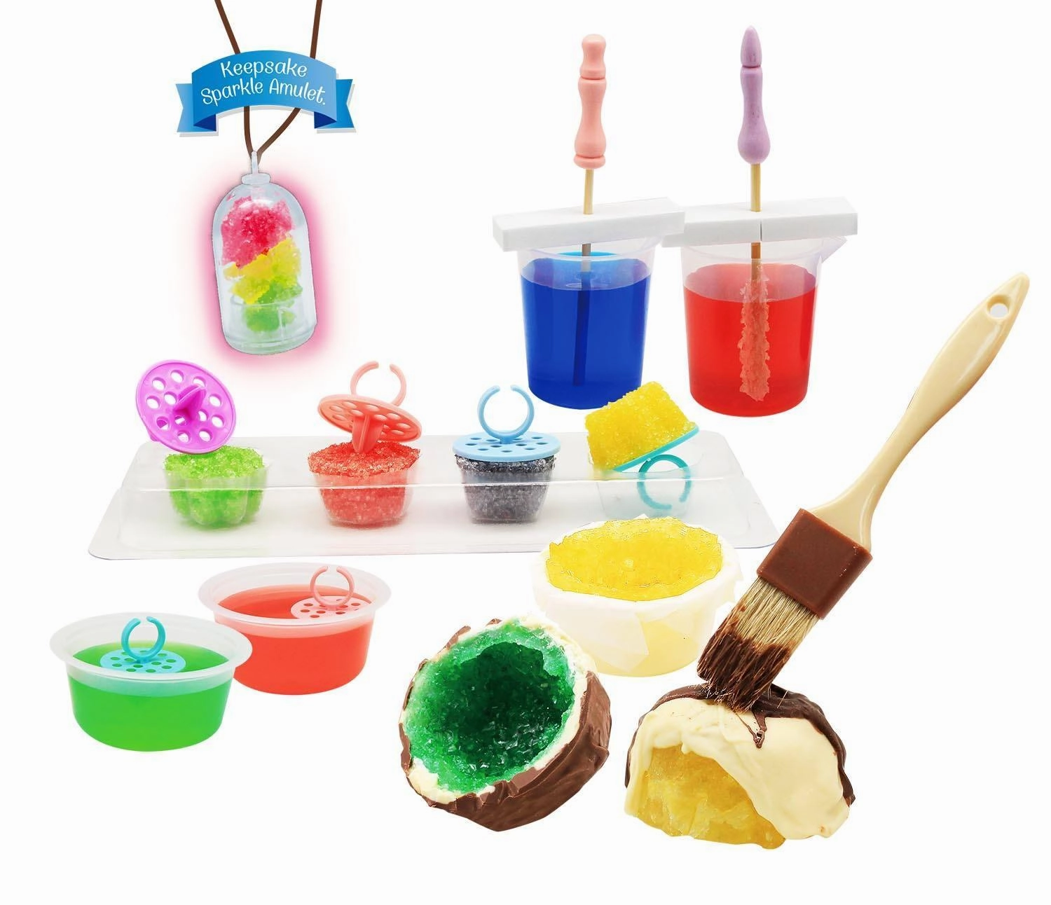 WILD SCIENCE Rock Candy Factory Educational Chemistry Playset