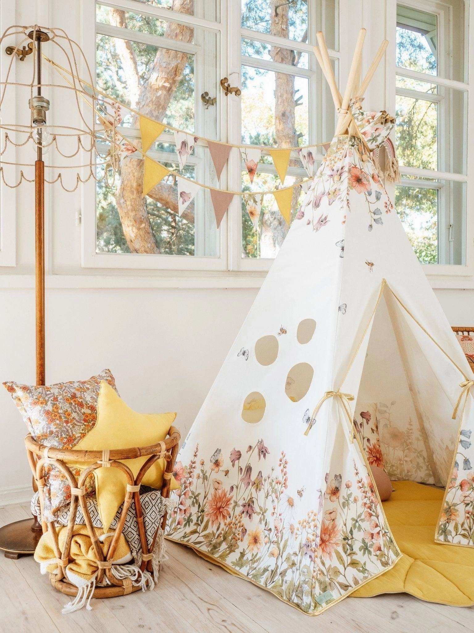 Wildflowers Teepee Tent