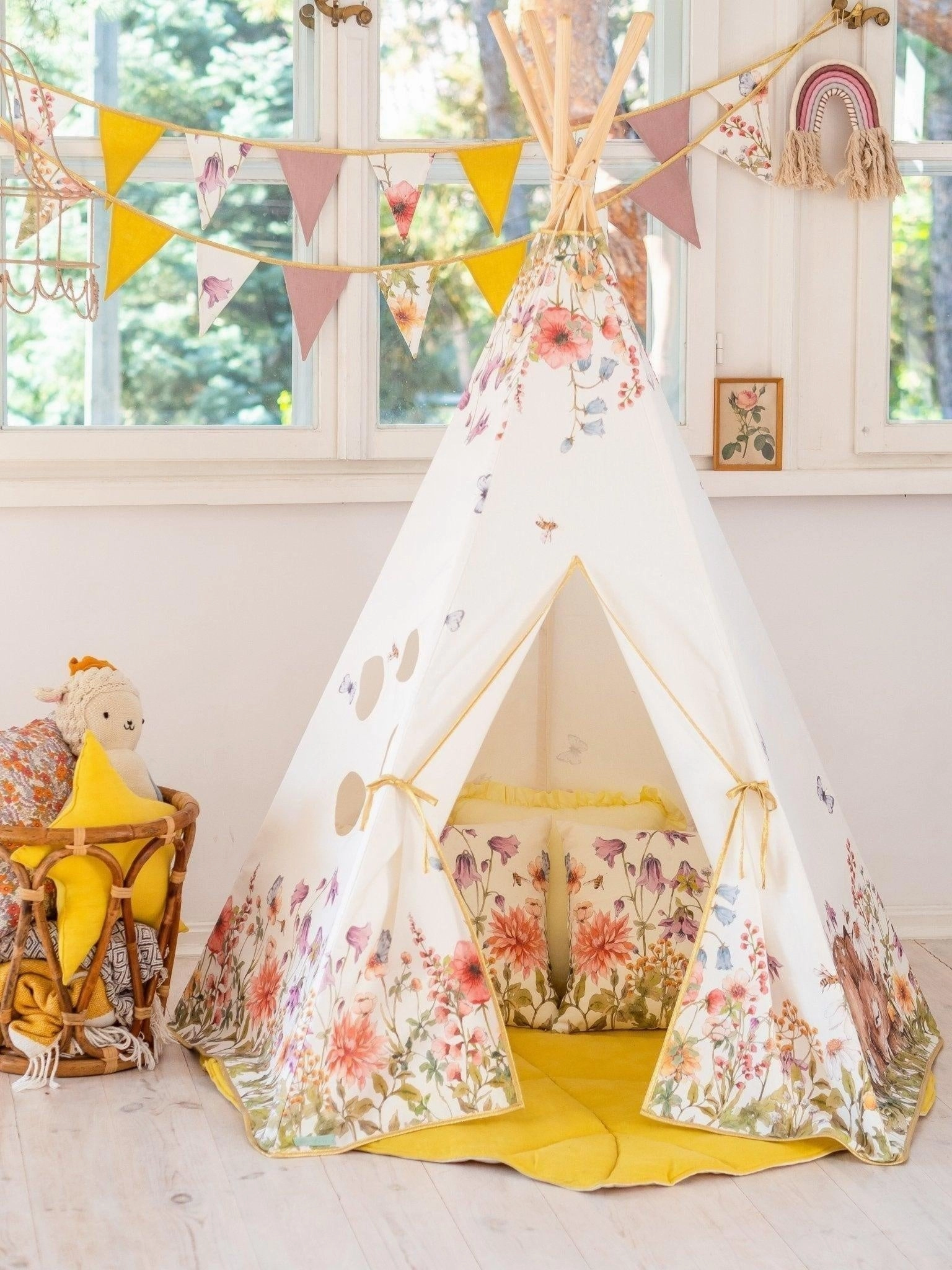 Wildflowers Teepee Tent