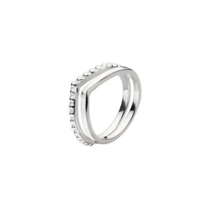 Wishbone 2 Piece Stacking Ring 2761HP Dew Jewellery