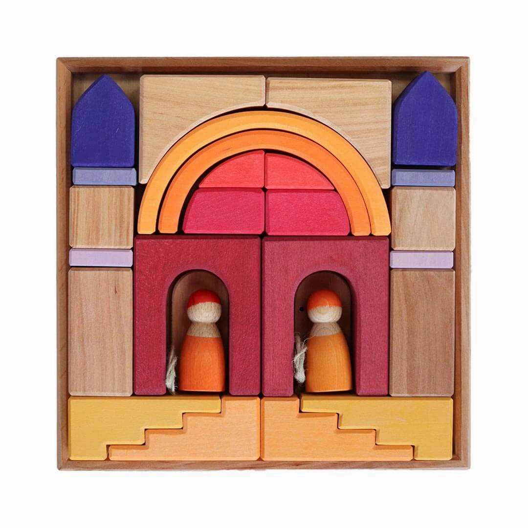Wooden Building World Desert Sand Set