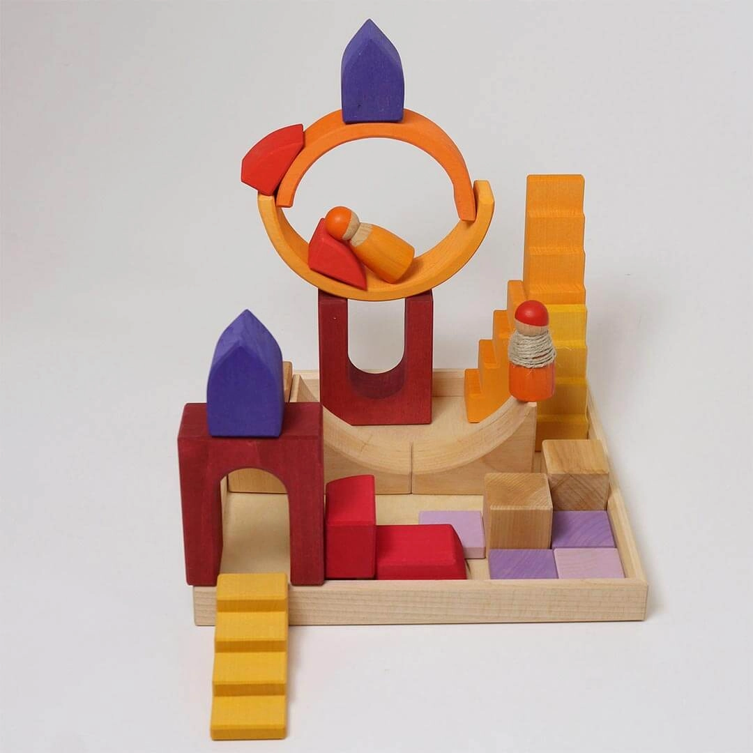 Wooden Building World Desert Sand Set