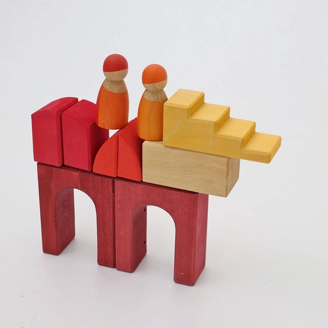 Wooden Building World Desert Sand Set