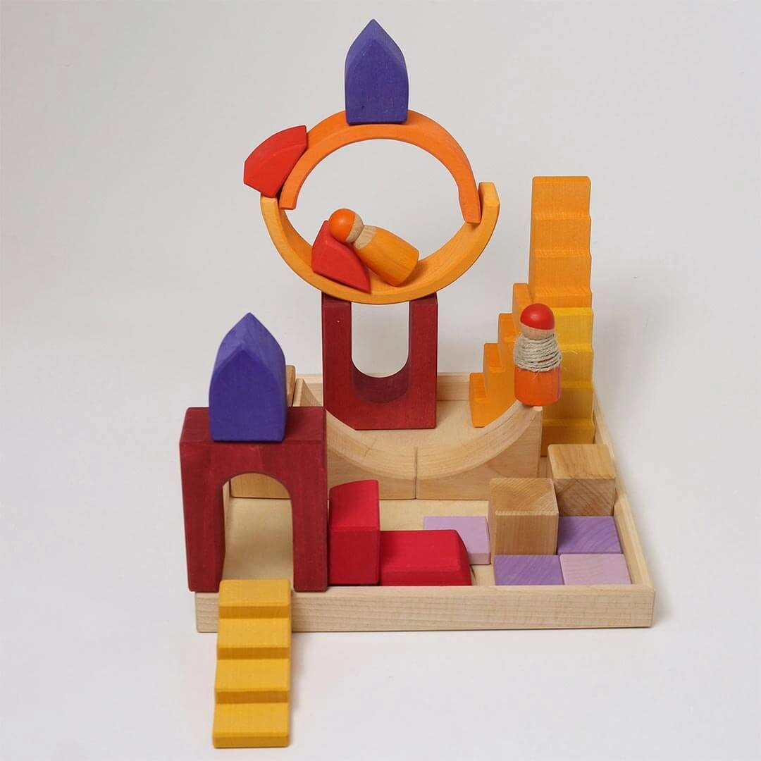 Wooden Building World Desert Sand Set