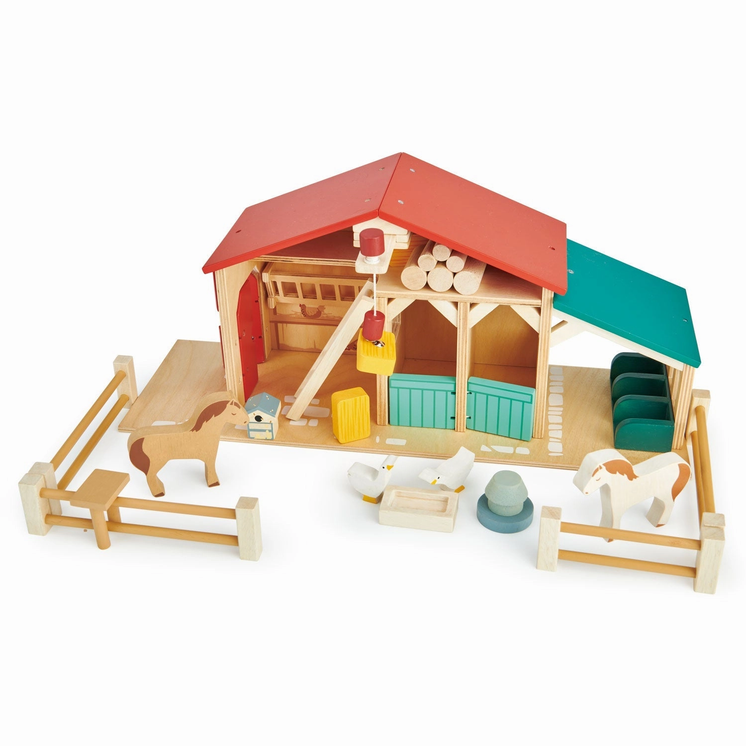 Wooden Farm Set