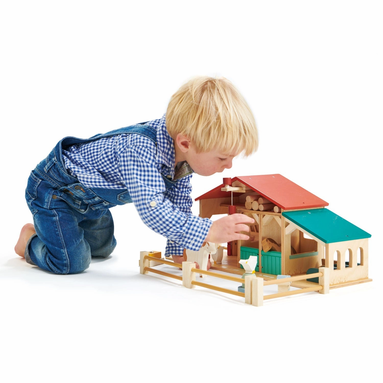 Wooden Farm Set
