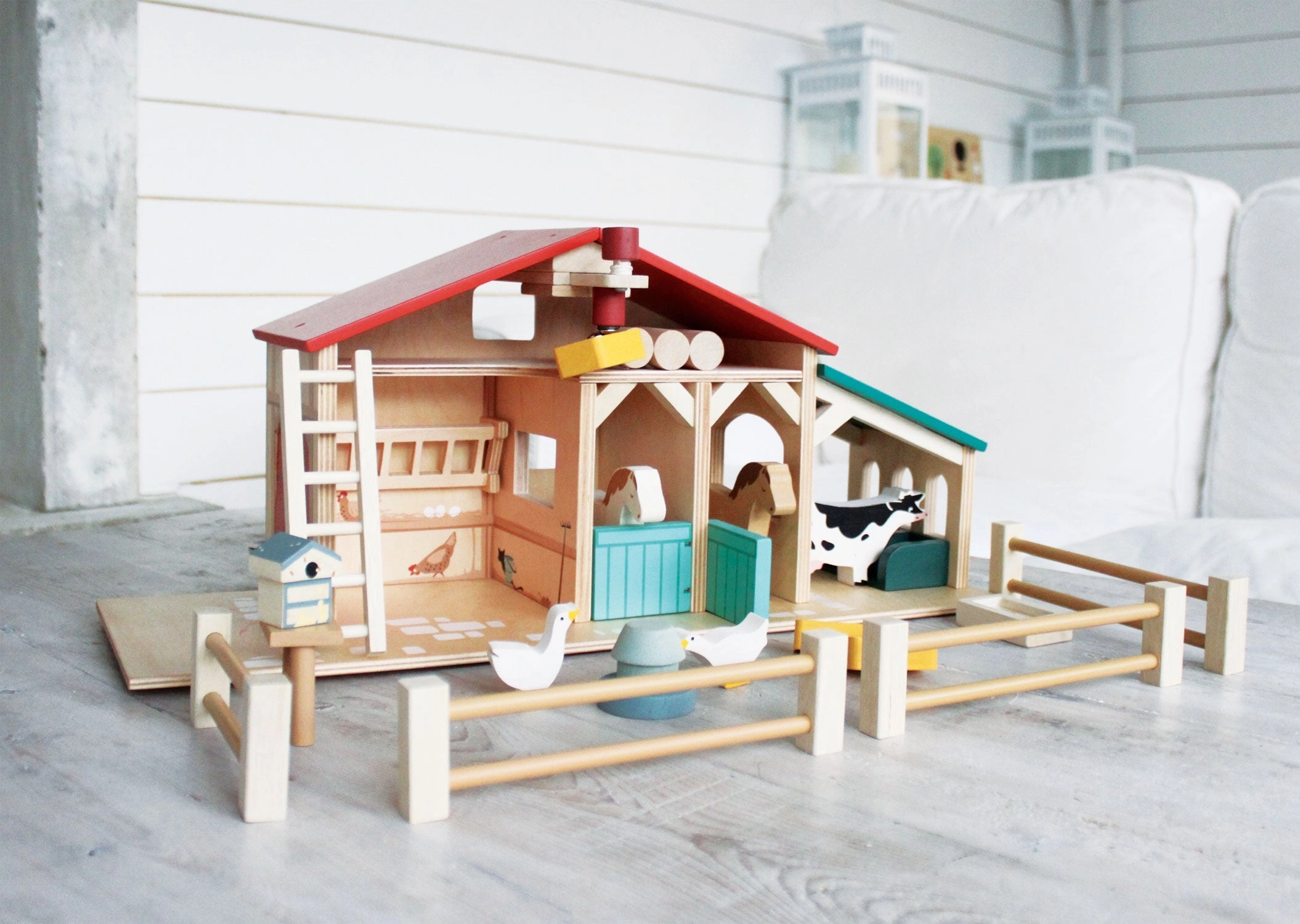 Wooden Farm Set