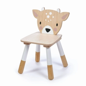 Wooden Forest Deer Chair