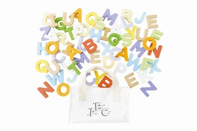 Wooden Letters & Bag