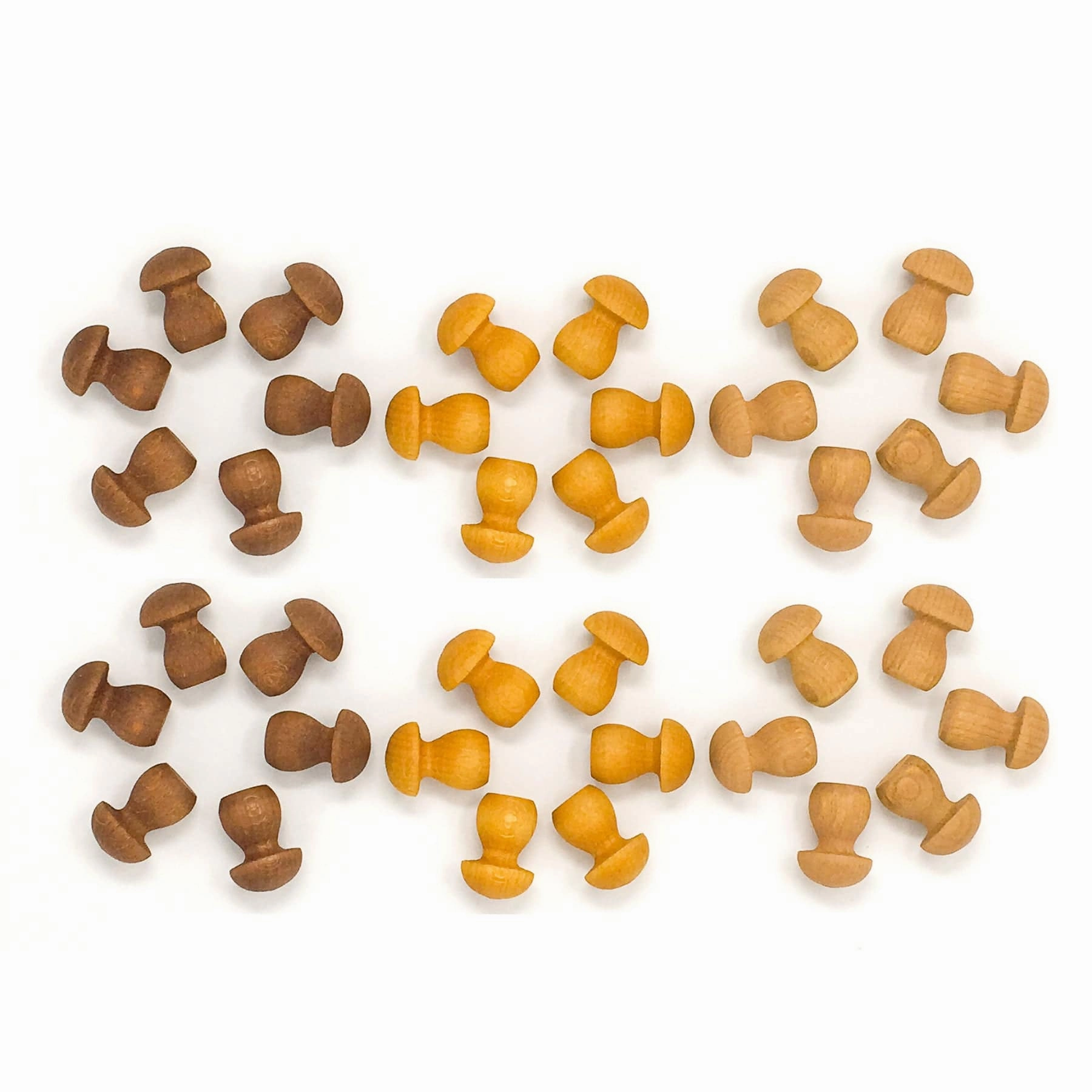 Wooden Mandala Set, Little Mushrooms