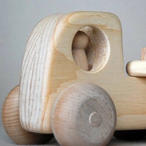 Wooden Toy Car Carrier Truck