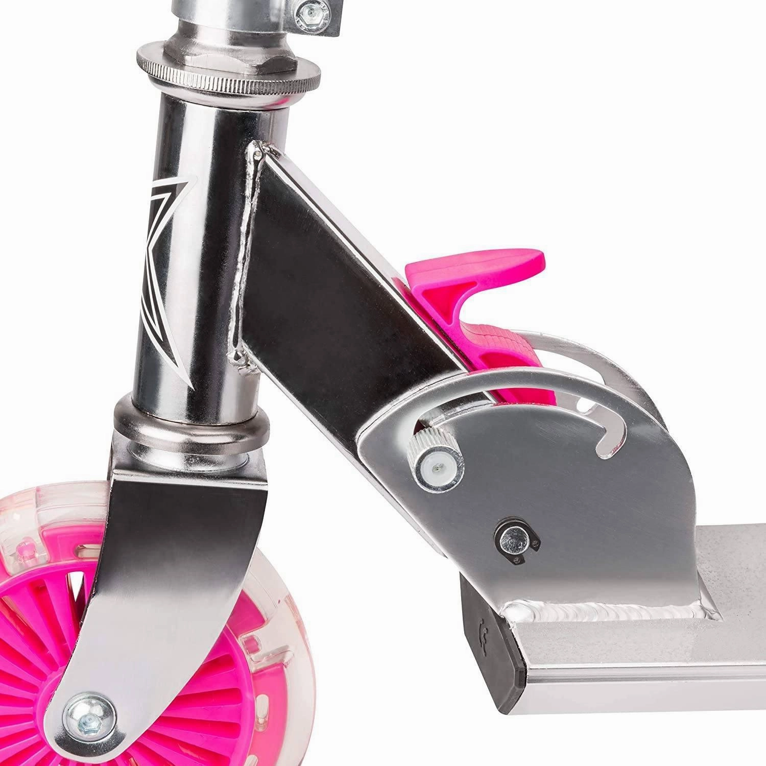 XOOTZ LED Scooter, Folding with Adjustable Handle Bars