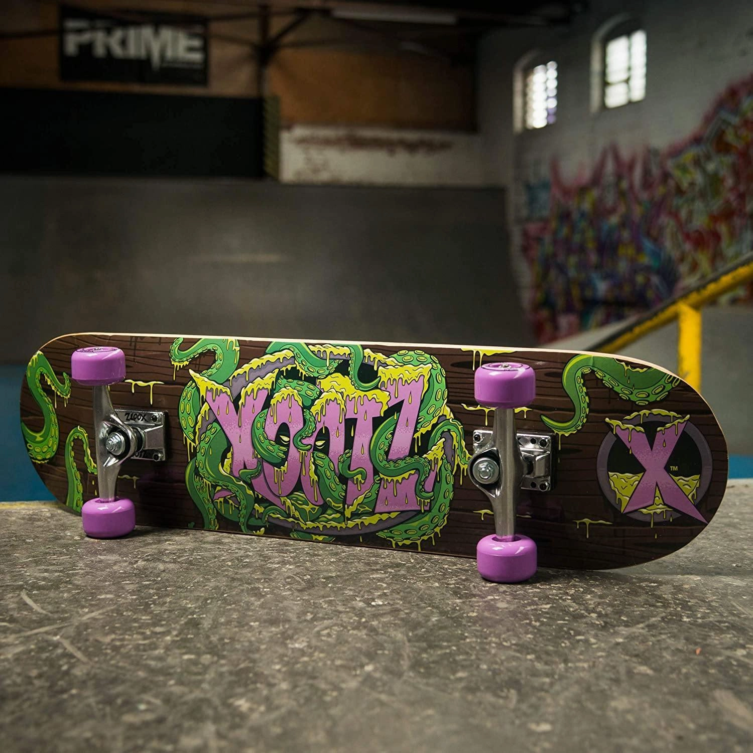 XOOTZ TY5760 Double Kick Double Kick, 31-Inch, Trick Skateboard