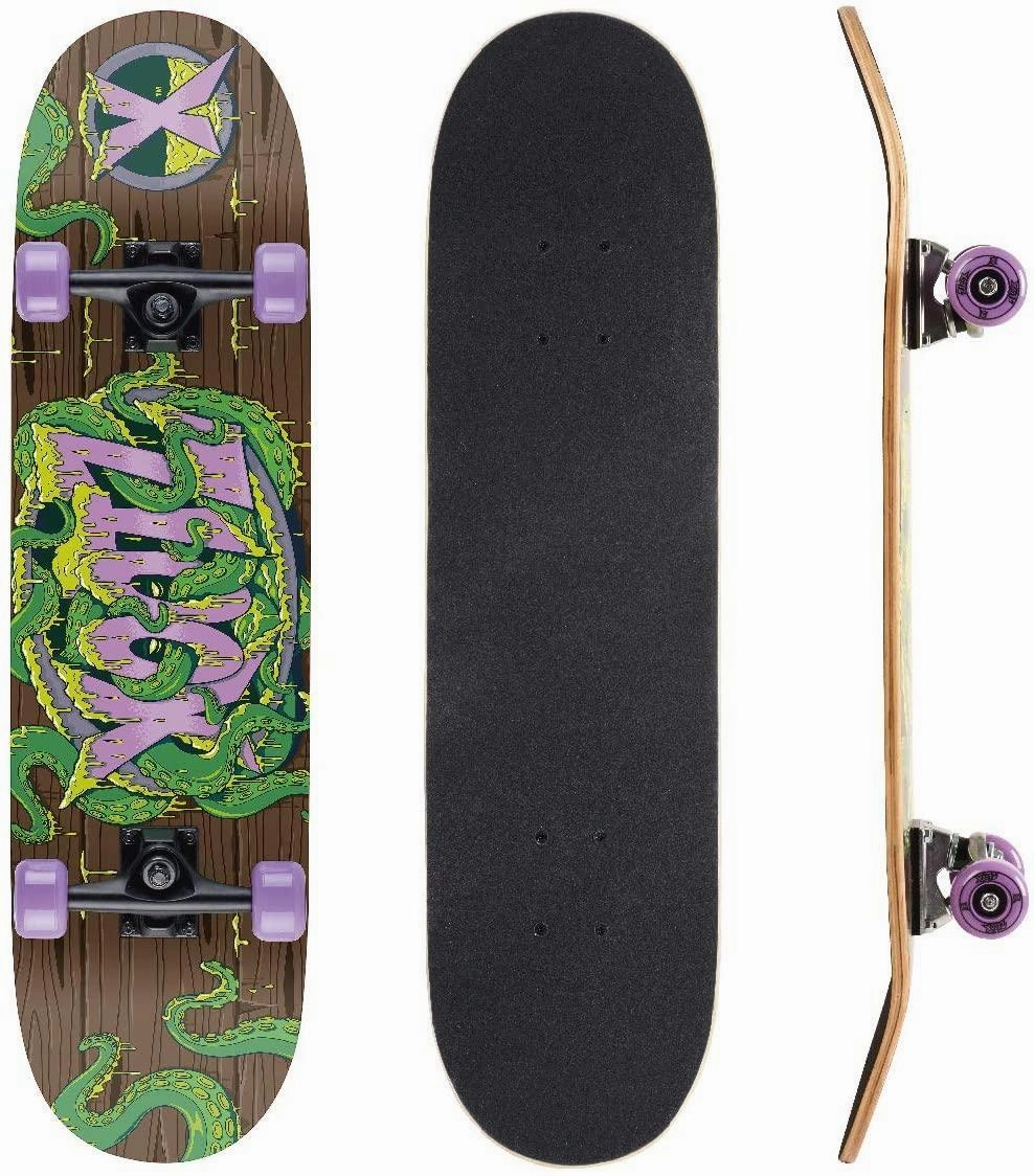XOOTZ TY5760 Double Kick Double Kick, 31-Inch, Trick Skateboard