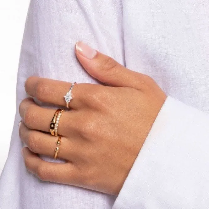 Yellow Gold Piercing Ring TR2319-414-14 Thomas Sabo Rings