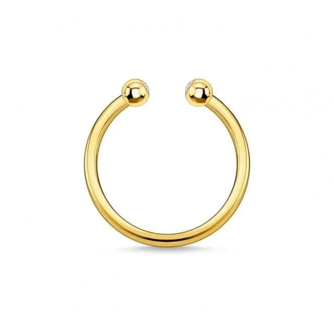 Yellow Gold Piercing Ring TR2319-414-14 Thomas Sabo Rings