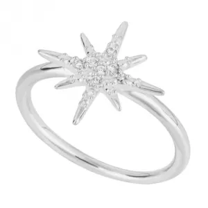 Zirconia Starbust Ring R3836C Beginnings Jewellery
